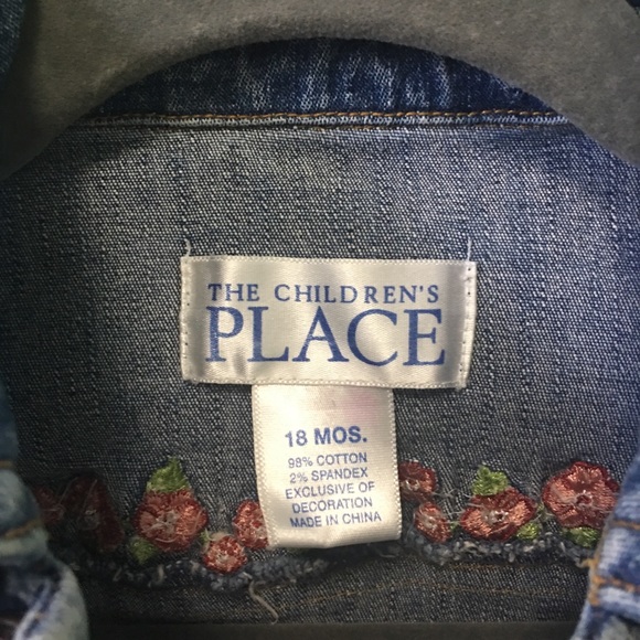 Distressed Rosey Jean Jacket Size 18M - Picture 2 of 7